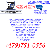 Bentonville Arkansas Foundation & Basement Repair Company